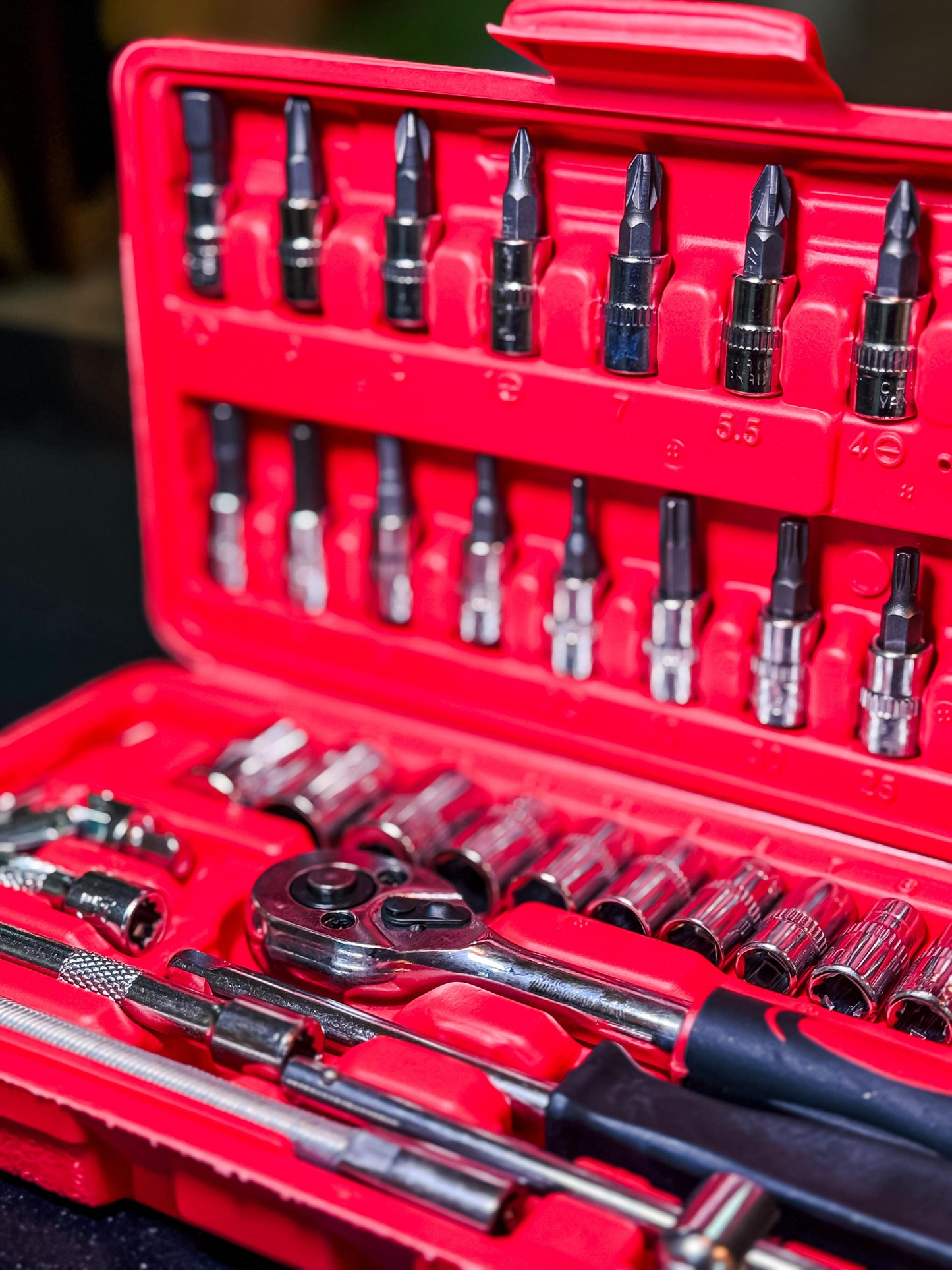 Juego de herramientas de 46 piezas