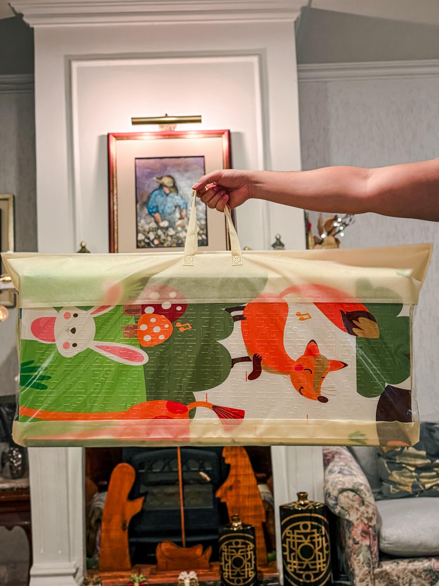 Alfombrilla de Juego plegable para bebé, alfombrilla para gatear, Reversible, impermeable, portátil, de doble cara, alfombrilla para gimnasio para bebé