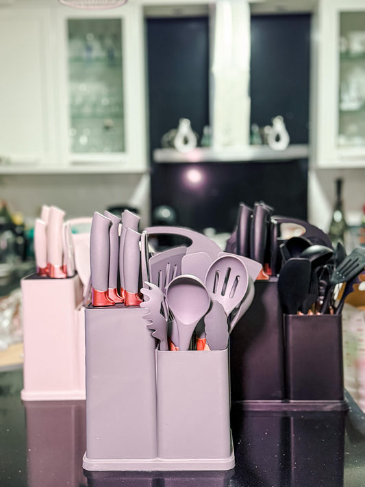 Juego de utensilios de cocina de 19 piezas