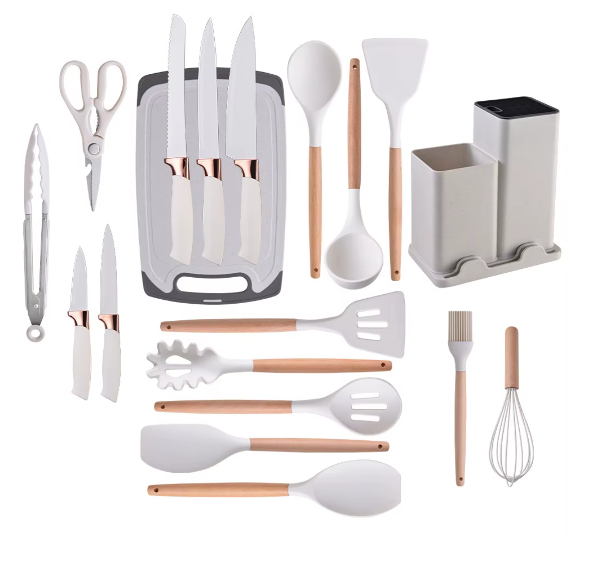 Juego de utensilios de cocina de 19 piezas