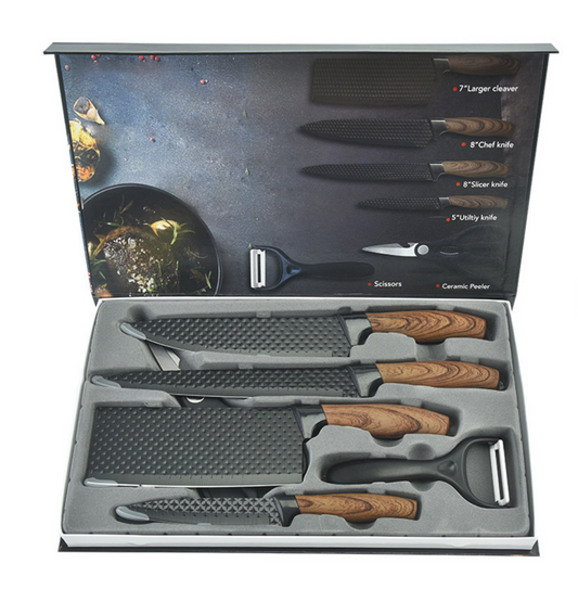 Juego de Cuchillos para Deshuesar de Acero Inoxidable de 6 Piezas