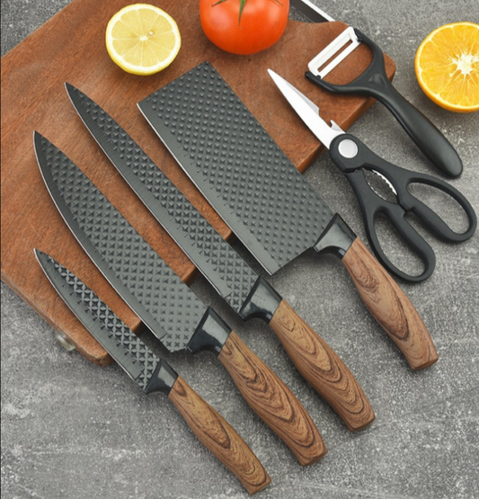 Juego de Cuchillos para Deshuesar de Acero Inoxidable de 6 Piezas